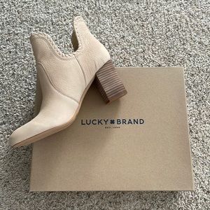 NWT Lucky Brand Suede Ankle Boots/Booties